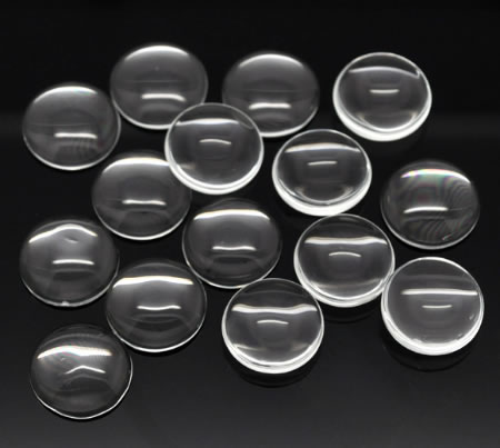Glazen Cabochon rond 18 mm
