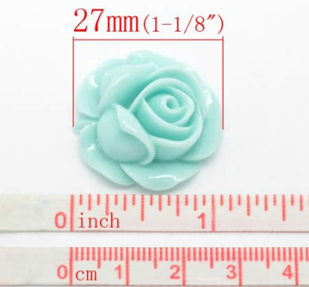 1x Kunsthars Roos Oud roze