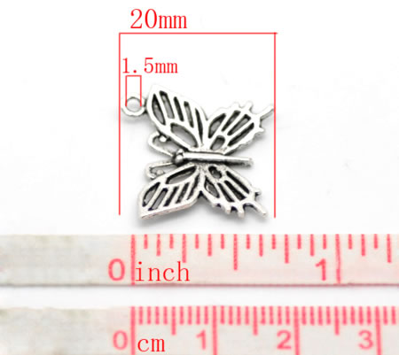 Bedel Vlinder Donker Zilver