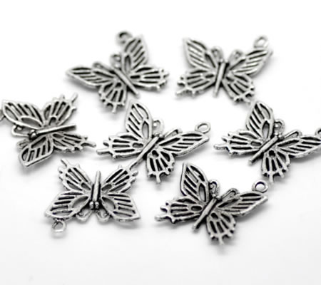 Bedel Vlinder Donker Zilver