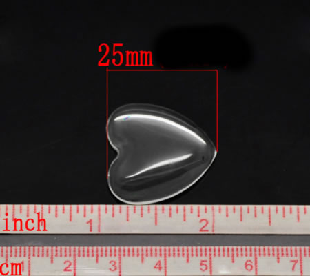 1x Cabochonbedel Donker Zilver incl, glascabochon