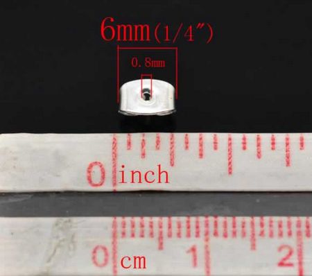 30 stuks stoppertjes licht zilverkleurig (15 paar)