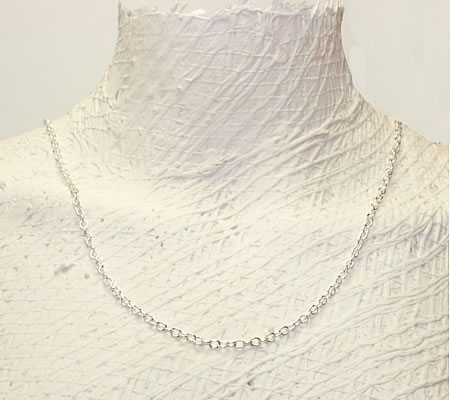 Ketting / Jasseron Licht Zilver Schakel 4 x 3 mm