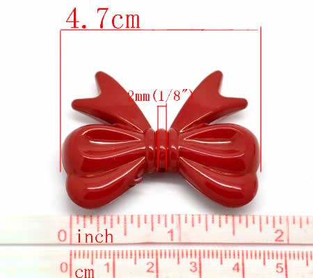 1x Kraal Strikje Rood