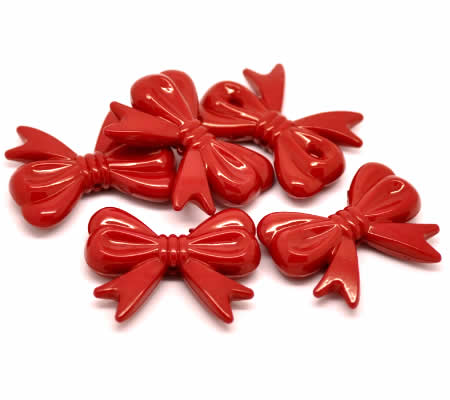 1x Kraal Strikje Rood