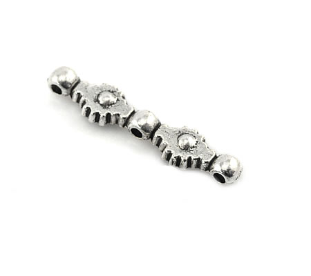 1x Verdelertje 3-gaats Antiek Donker Zilver