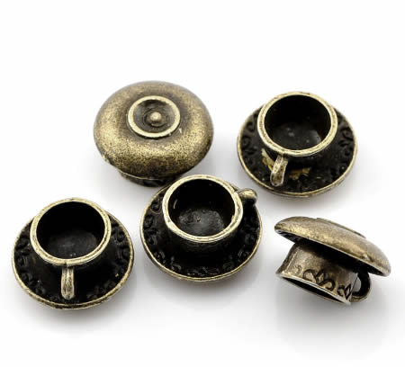 1x Kop en Schotel Bedel Brons