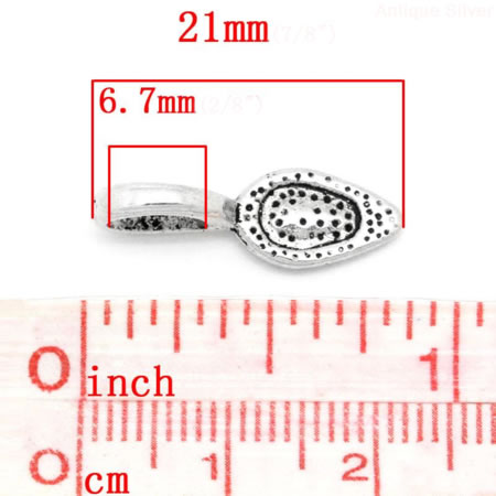 Hanger Donker Zilver met Plakvlak