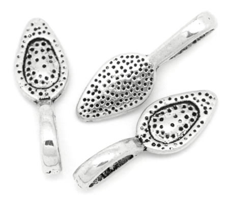 Hanger Donker Zilver met Plakvlak