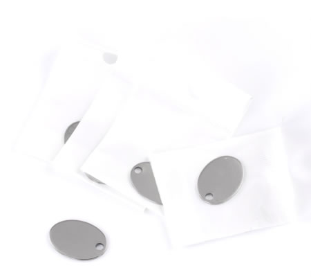 1x Gladde Bedel Ovaal Roestvrijstaal (304)