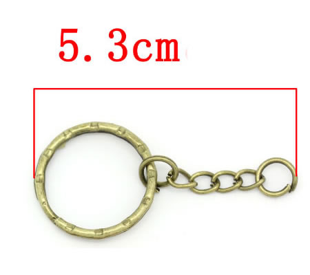 Splitring - Sleutelhanger Brons