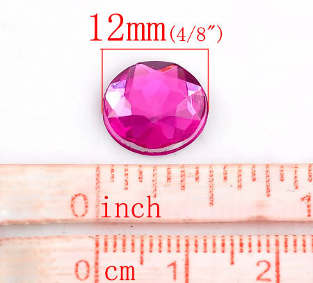 1x acryl Cabochon Transparant Zilver