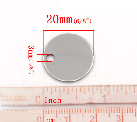 1x Gladde Bedel Roestvrijstaal (304)