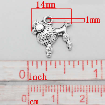 1x Bedeltje Poedeltje Donker Zilver