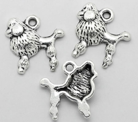 1x Bedeltje Poedeltje Donker Zilver