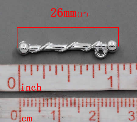 Bedel Majorette Baton Lichtzilver