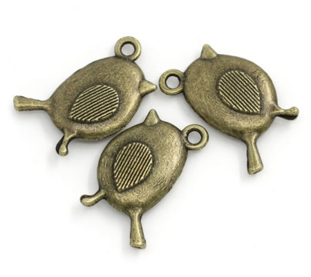 1x Bedeltje Kuikentje Brons