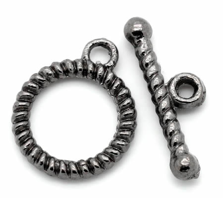 3x slotjes Donker Grijs / Antraciet