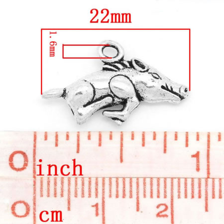 1x Bedel Wild Zwijntje Donker Zilver