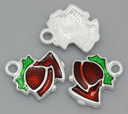 1x Kerst Bedeltje Kerstklokje