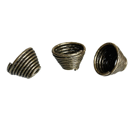 2x Kapjes Brons 14 x 10 mm