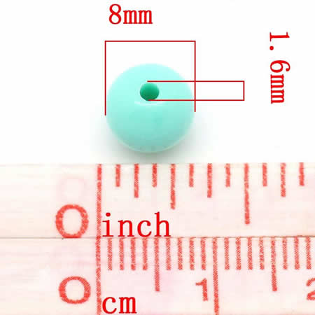 50x Acryl Kraaltjes Pastel 8 mm