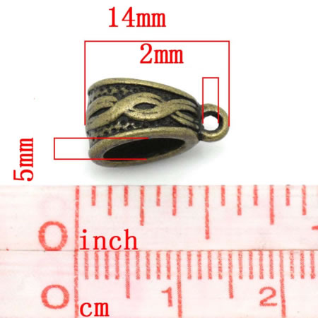 1x Bedelhanger (bail) Brons