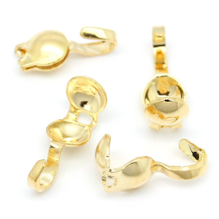 10 stuks kalot Licht Goud/Rosegold