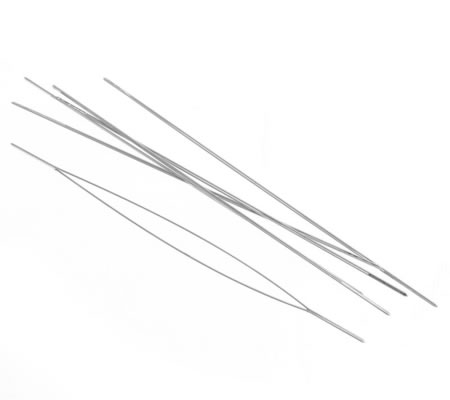 1x Groot Oog kralenrijgnaald 57 mm