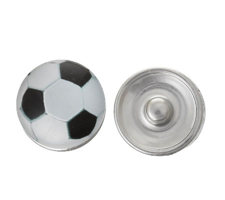 1x Chunk glas - Voetbal