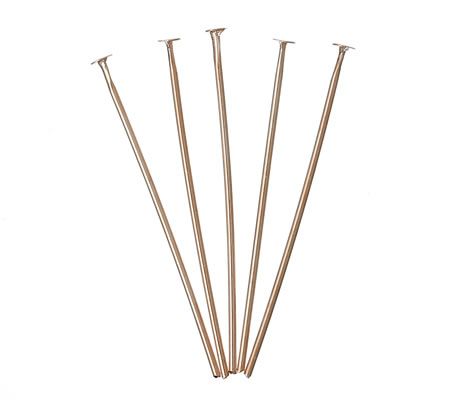 50x nietstiften RoseGold 30 mm