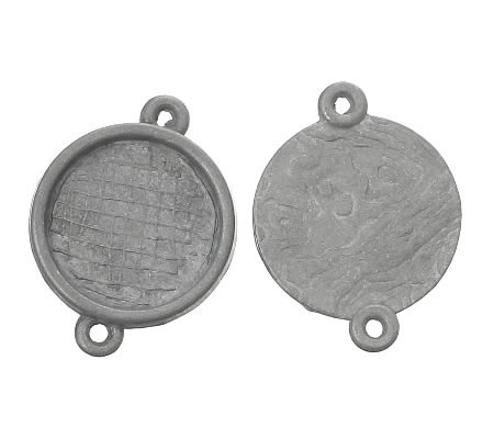 1x Connector onbehandeld (kleur zink)