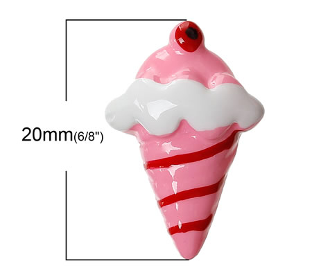 1x Cabochon IJsje Roze