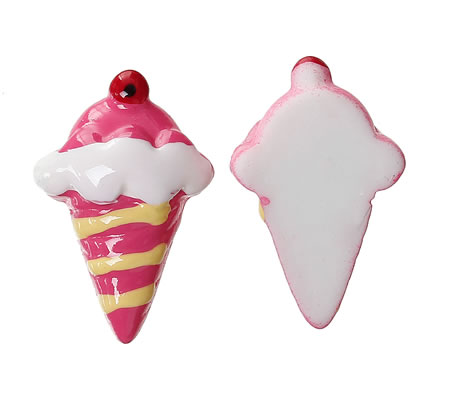 1x Cabochon IJsje Fuchsia