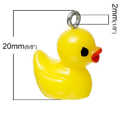 1x Bedel Eendje Geel