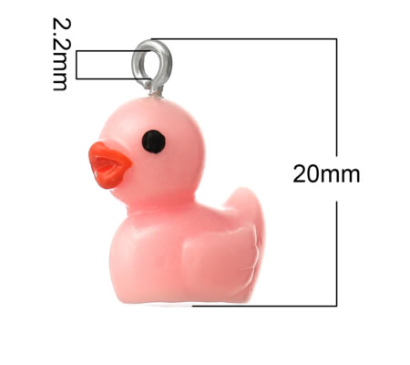 1x Bedel Eendje Roze