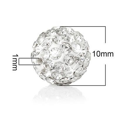 1x Shamballakraal Strass Wit