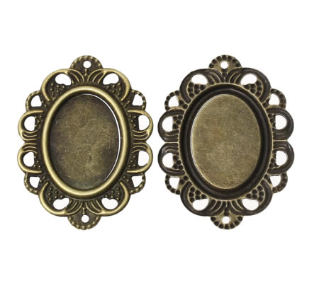 1x Connector Brons (dun)