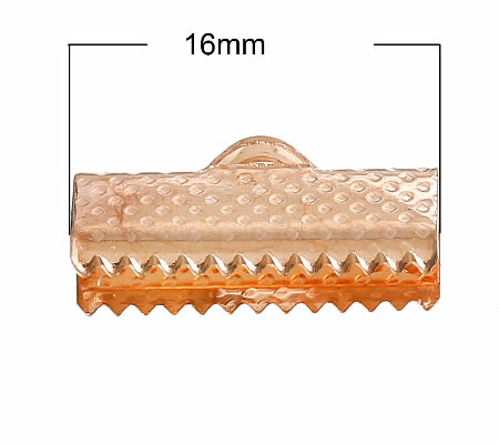 2x Koordklem RoseGold