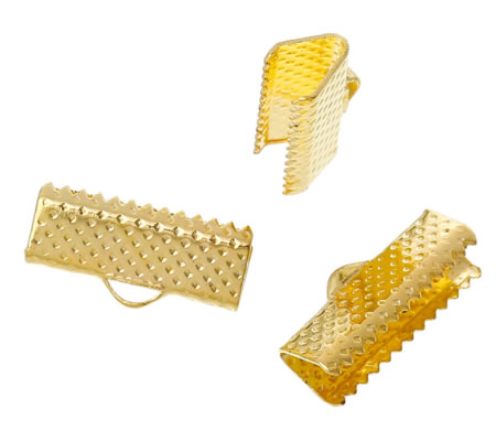 1x Koordklem Goudkleurig 16 mm