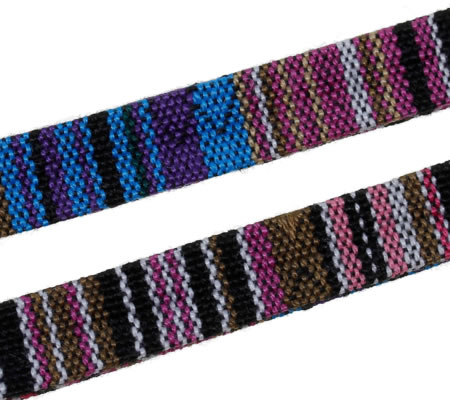 50 cm Platte band gekleurd 11 mm