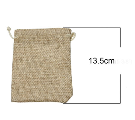 1x Jute verpakkings Zakje 