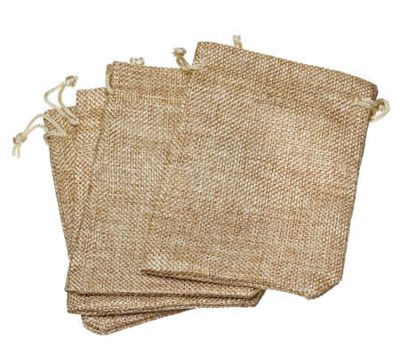 1x Jute verpakkings Zakje 