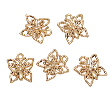 Bedeltje Kleine Vlinder RoseGold