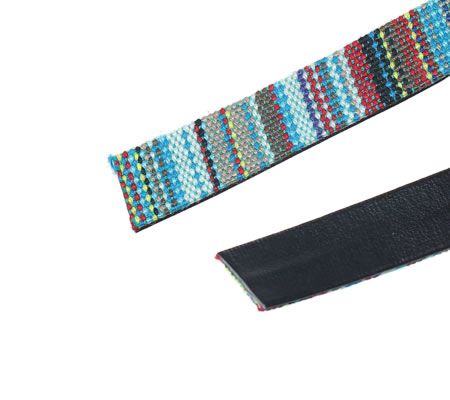 50 cm Platte band gekleurd 12 mm