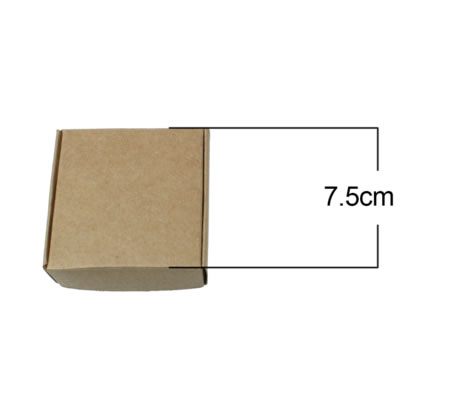 Display sieraden vouwdoosje - naturel