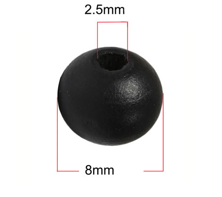 Houten Zwarte Kraaltjes 