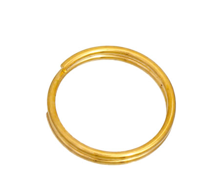 50x Split Ringen Goudkleurig