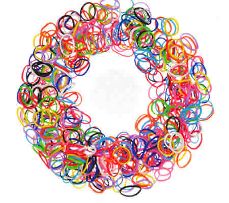 600x loombandjes mix Felle kleuren/Neon