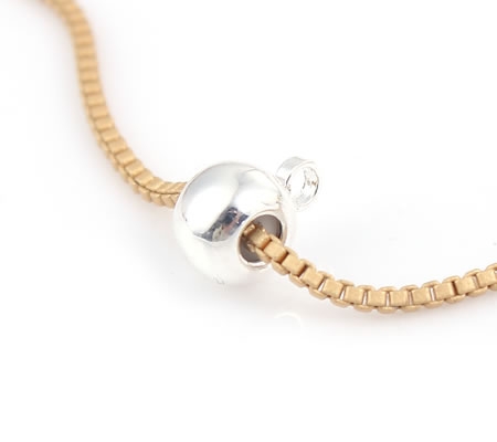 1x Licht zilveren Bedelhanger (klein)